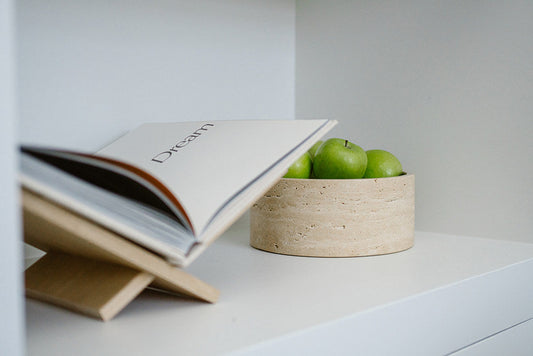 Travertine bowl | around