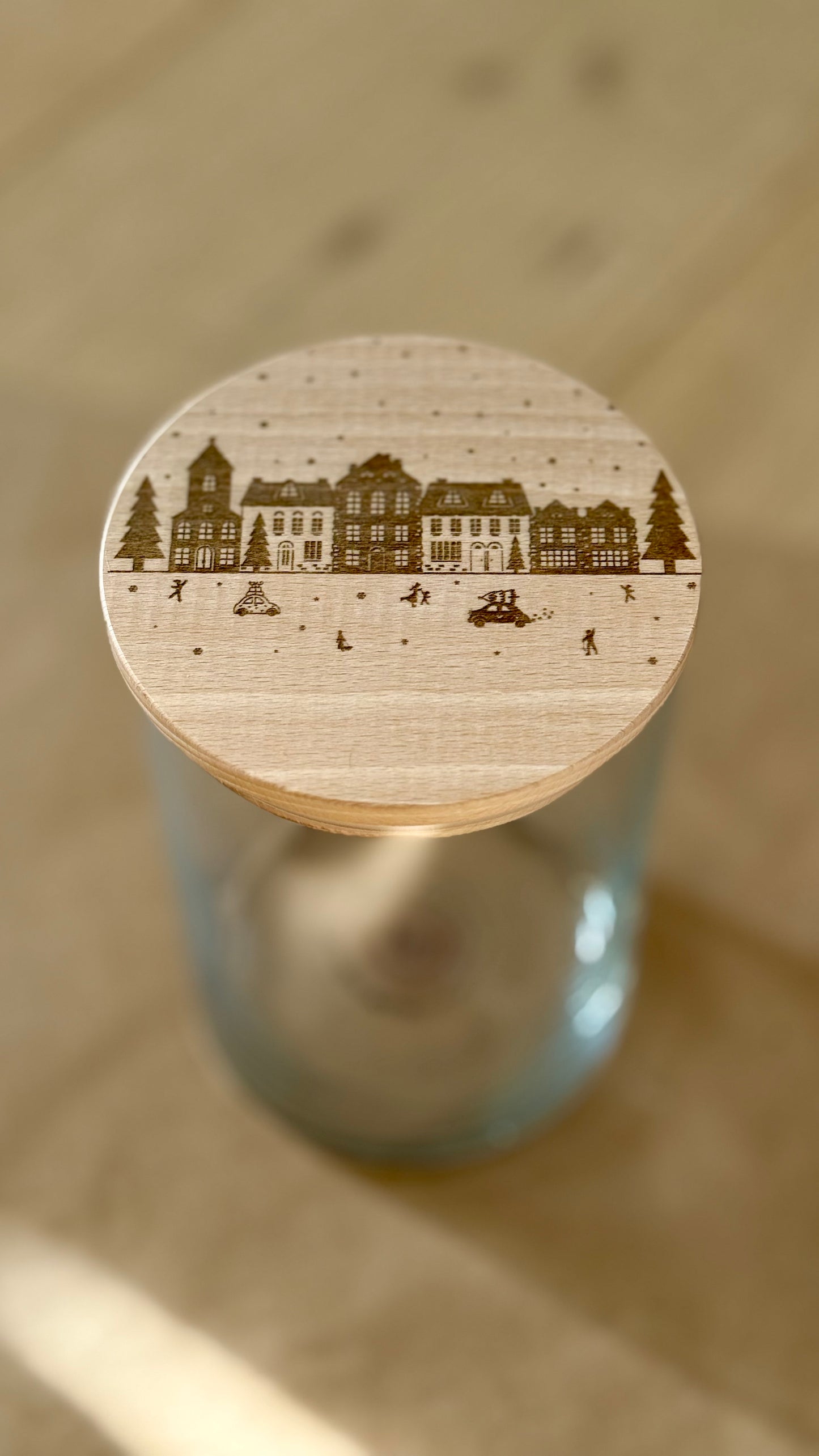 VORRATSGLAS "WEIHNACHTSGRAVUR"