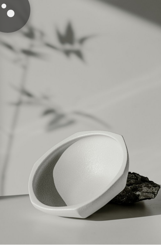 Decorative bowl KUNYU | white